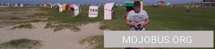 Der Erste Sonnentag am Nordsee-Strand