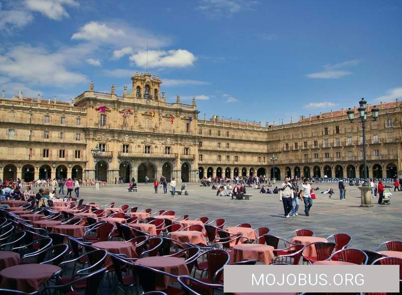 Die goldene Stadt Sehenswürdigkeiten in Salamanca in Kastillien