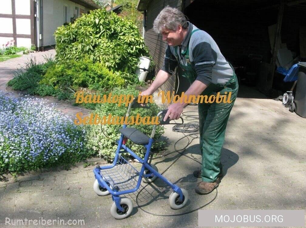 Baustopp im Wohnmobil Selbstausbau