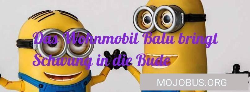 Das Wohnmobil Luna bringt Schwung in die Bude