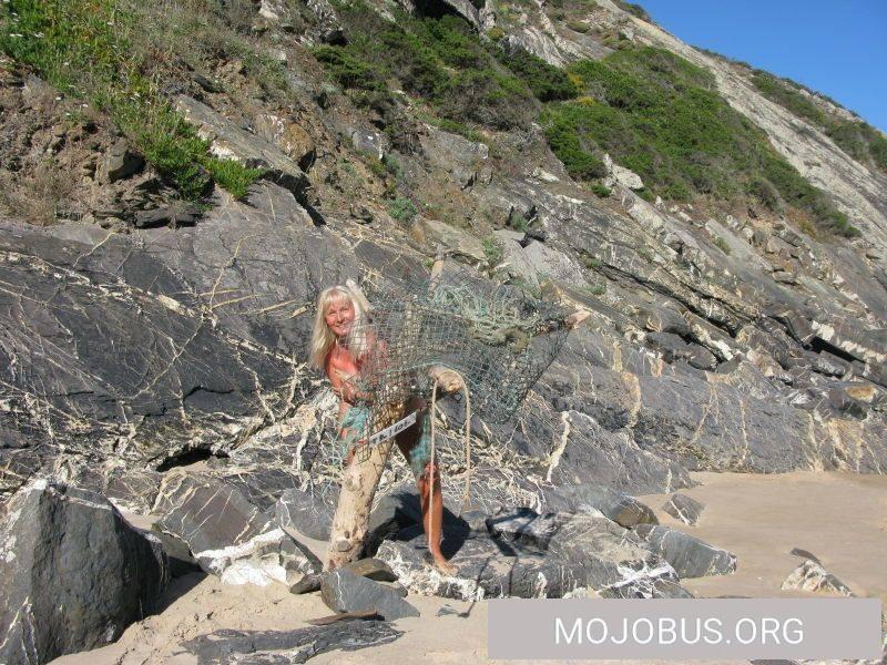 Strand Praia das Adegas/ Das FKK Paradies in Portugal/ Praia Odeceixe